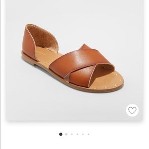 Target slip on sandals with back